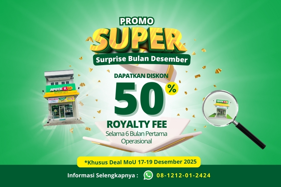 Surprise Akhir Tahun, Franchise K-24 Bagi-bagi Promo SUPER!